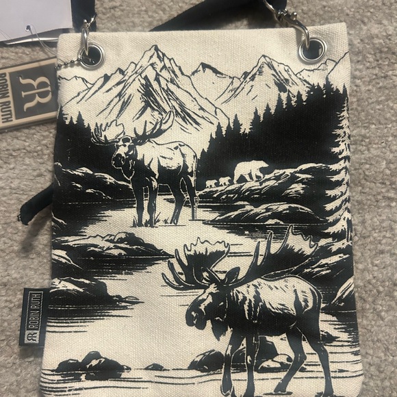 Robin Ruth Black and White Alaska Crossbody Bag - Picture 6 of 6